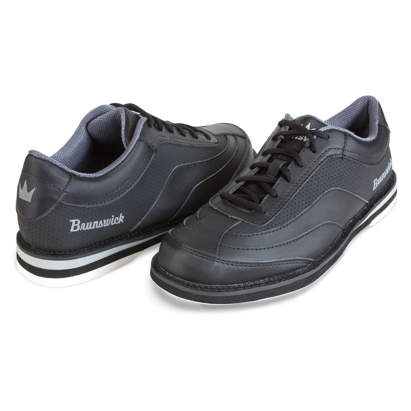 Brunswick Rampage Black Men's Right Hand Bowling Shoes