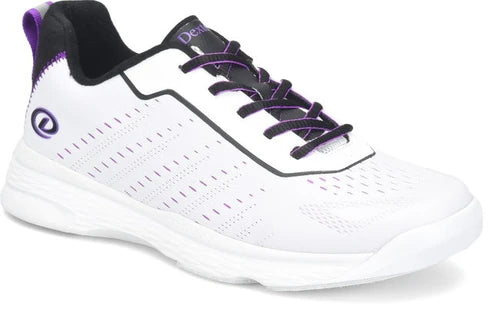 Women’s Dexter Trixie White/Black/Purple bowling shoes