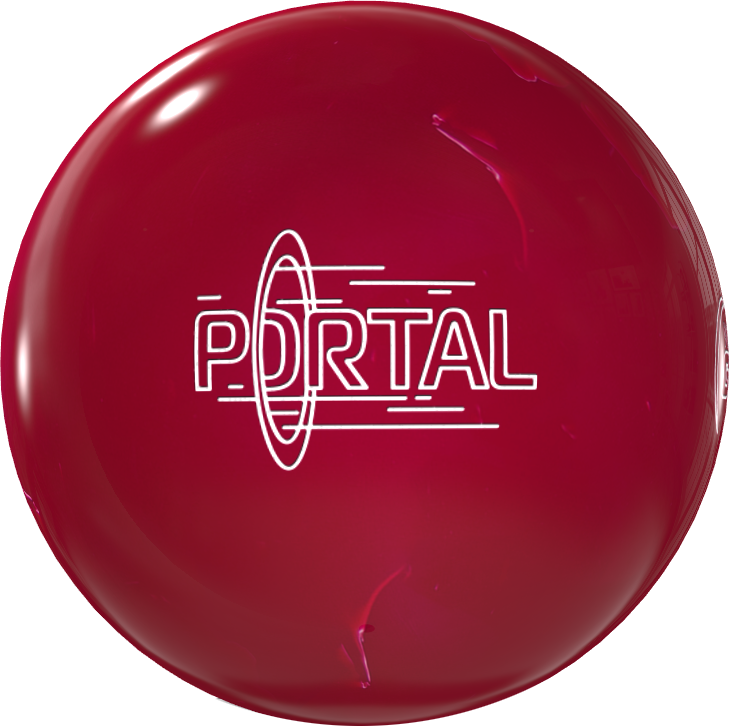 900 Global Portal red solid bowling ball