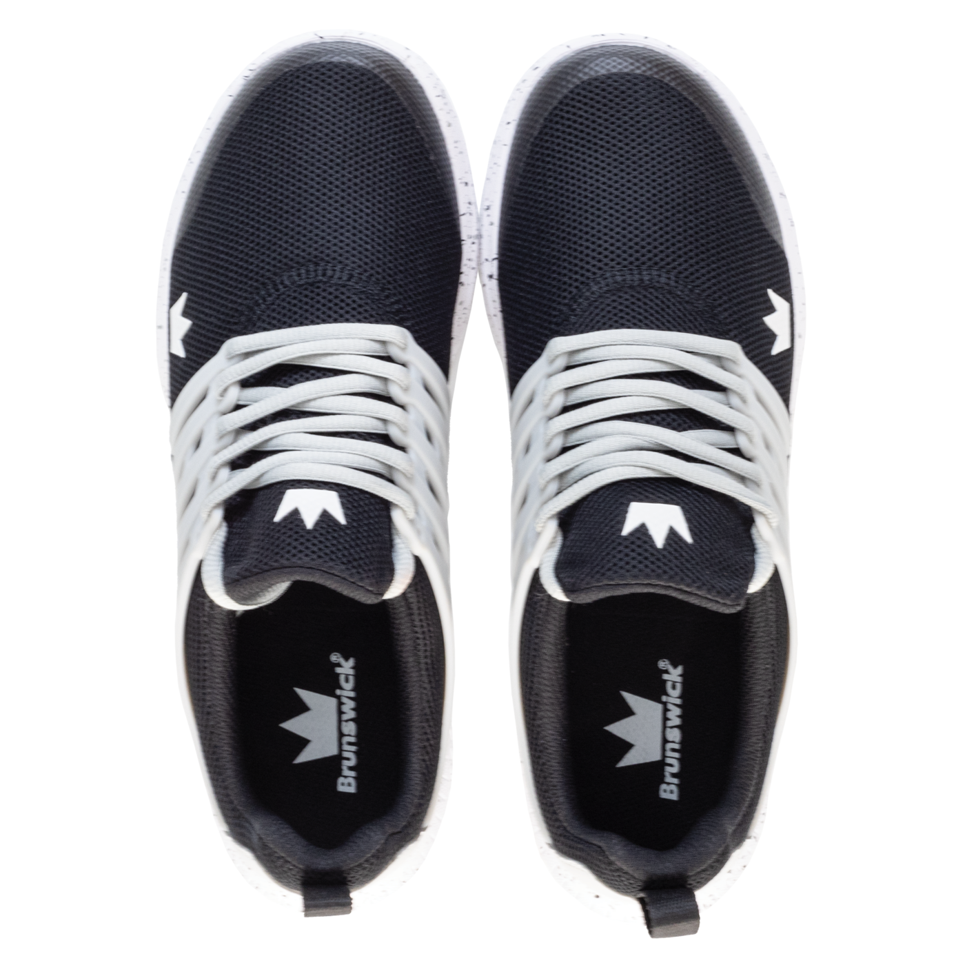 Brunswick Avalanche Black/Grey Men's Universal Bowling Shoes
