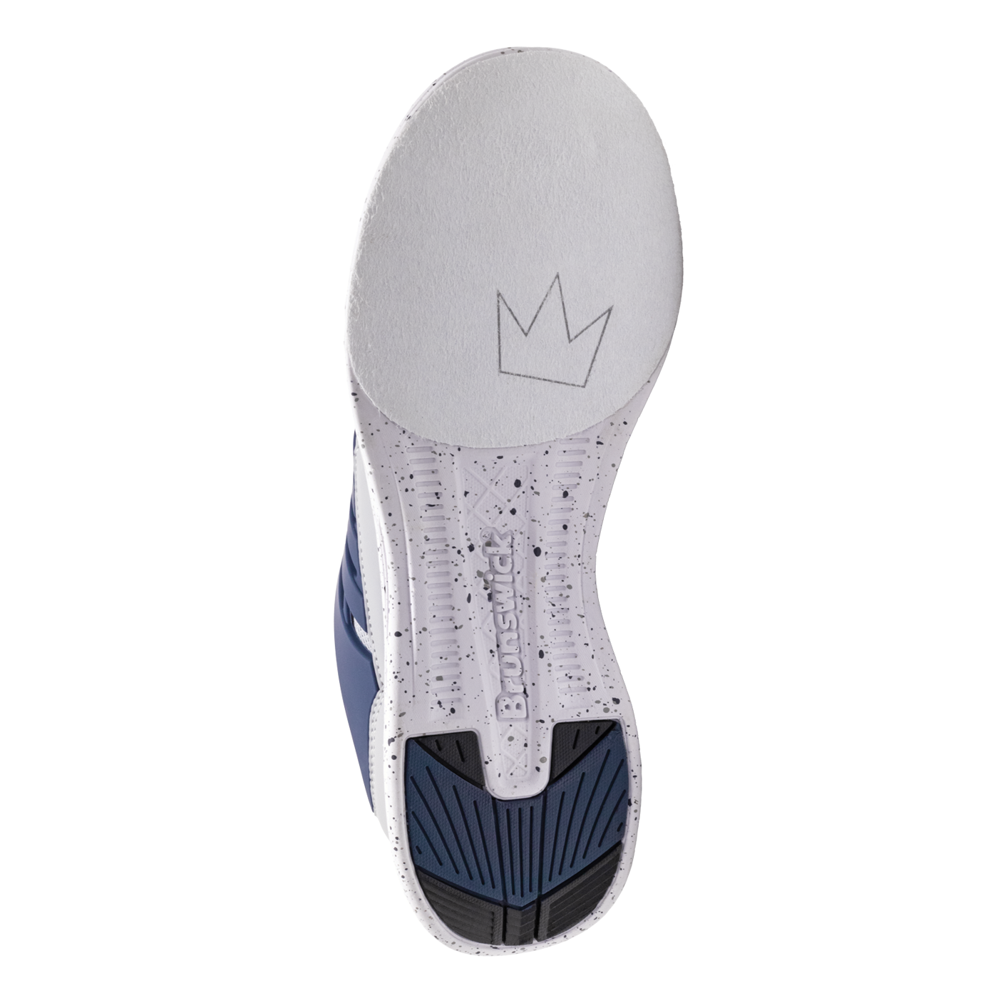 Brunswick Avalanche Grey/Navy Men's Universal Bowling Shoes