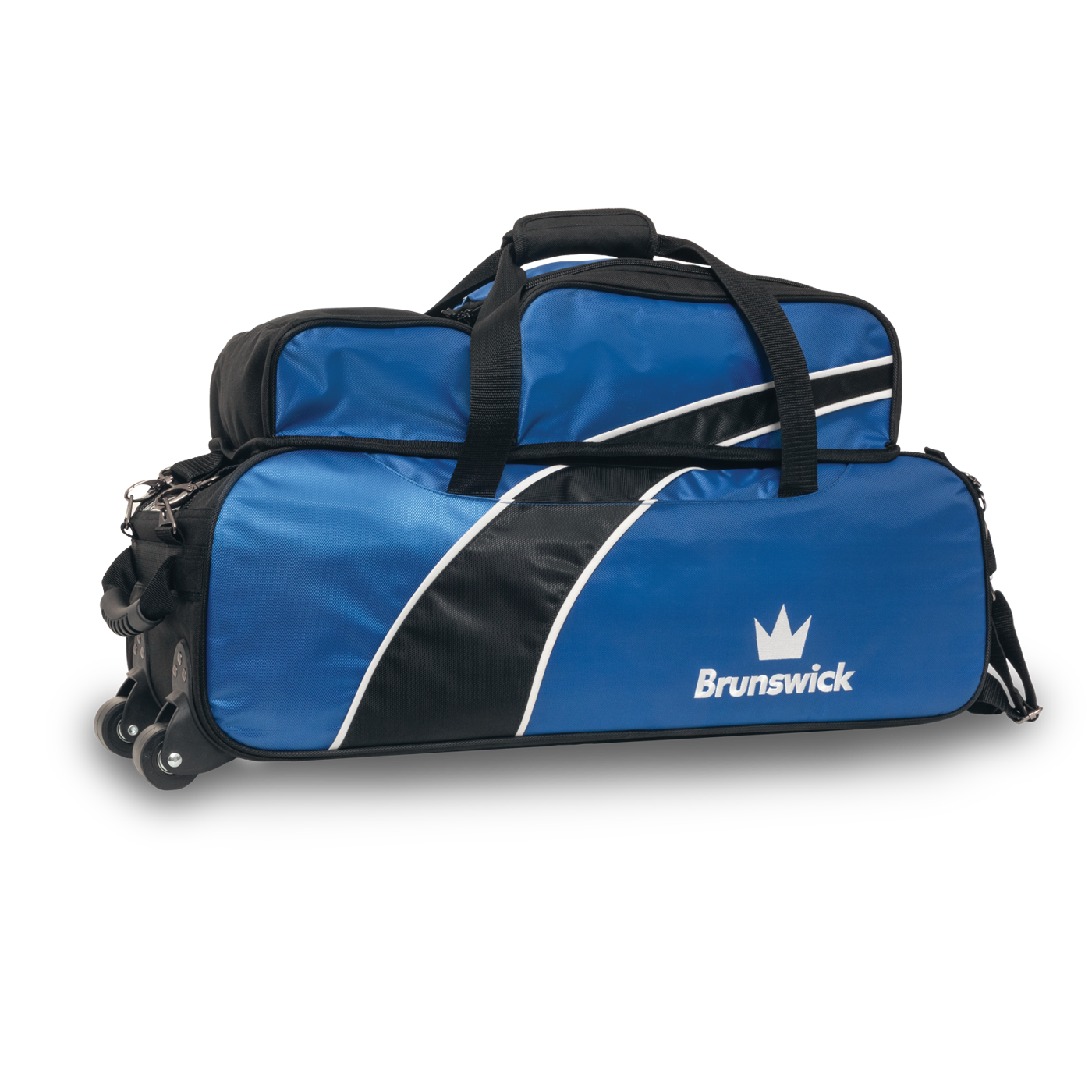 Brunswick Edge Triple Tote with Pouch - Blue