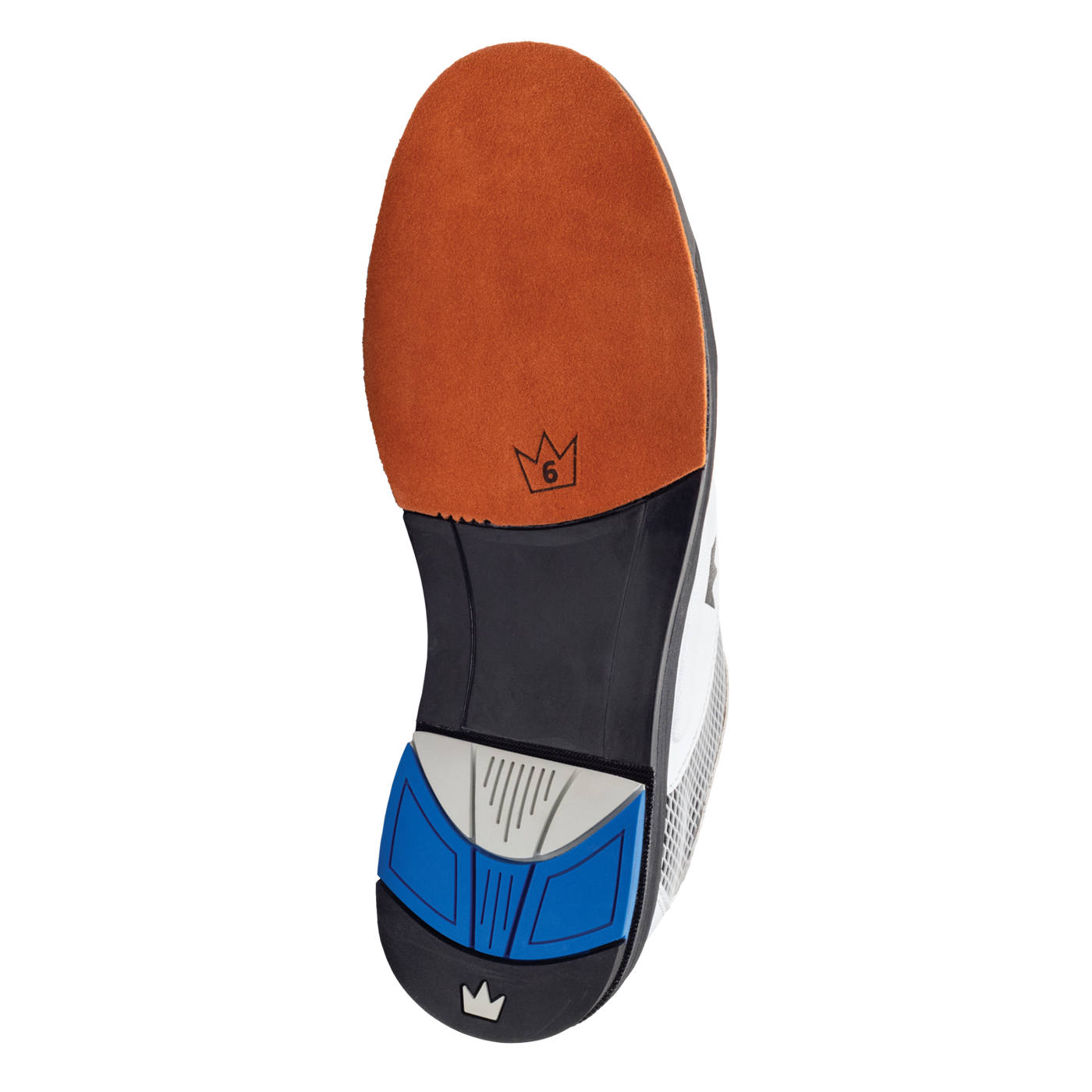 Brunswick Fury White Men's Right Hand Bowling Shoes
