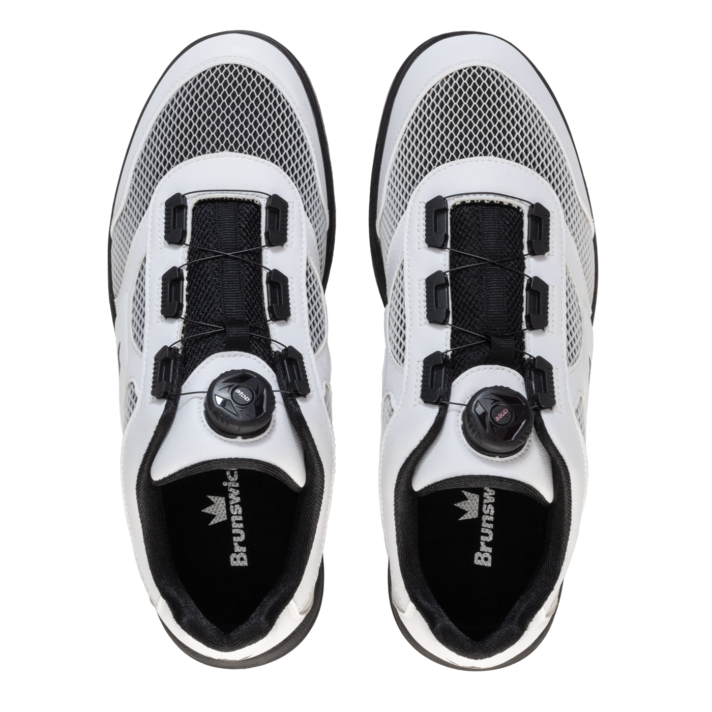 Brunswick Fury White Men's Right Hand Bowling Shoes