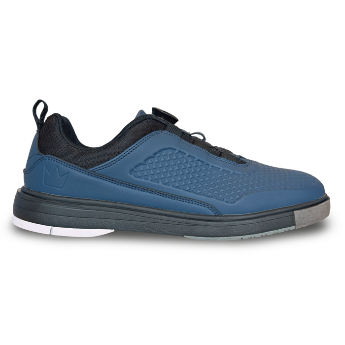 Brunswick Fusion Steel Blue bowling shoe side view
