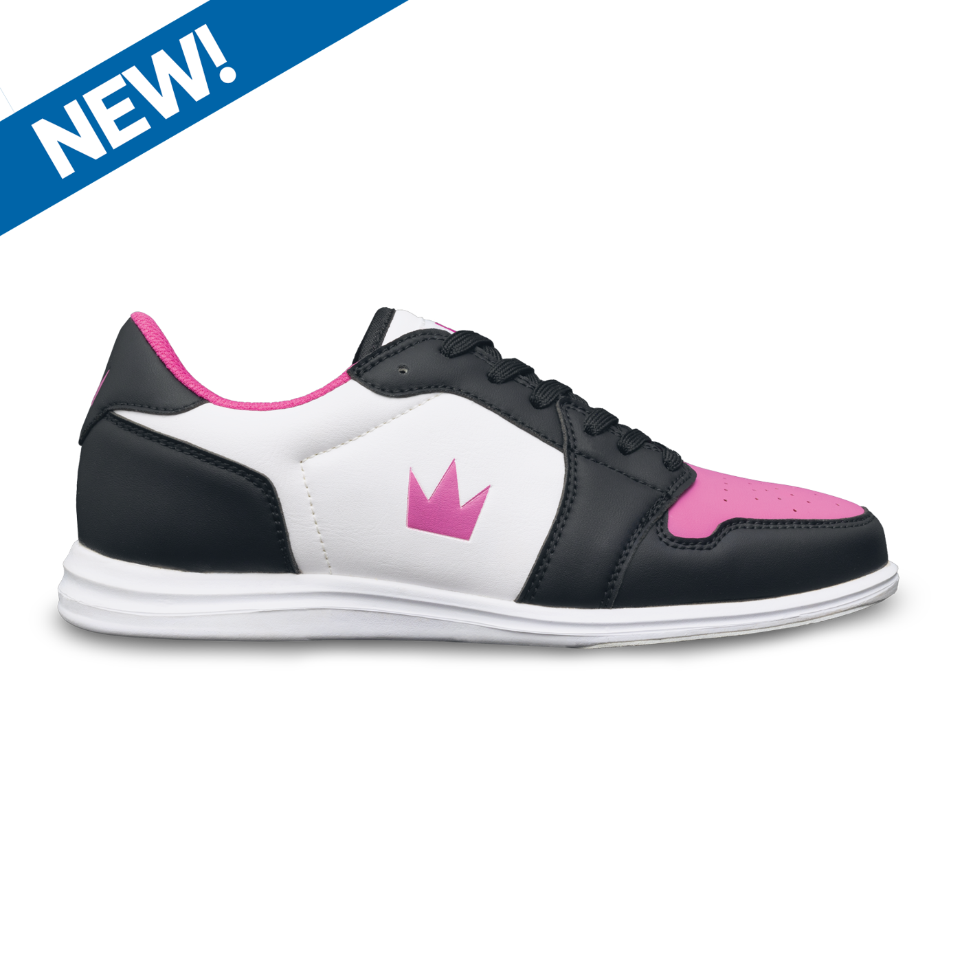Brunswick Lady Fanatic Black/Pink Women's Universal Bowling Shoes
