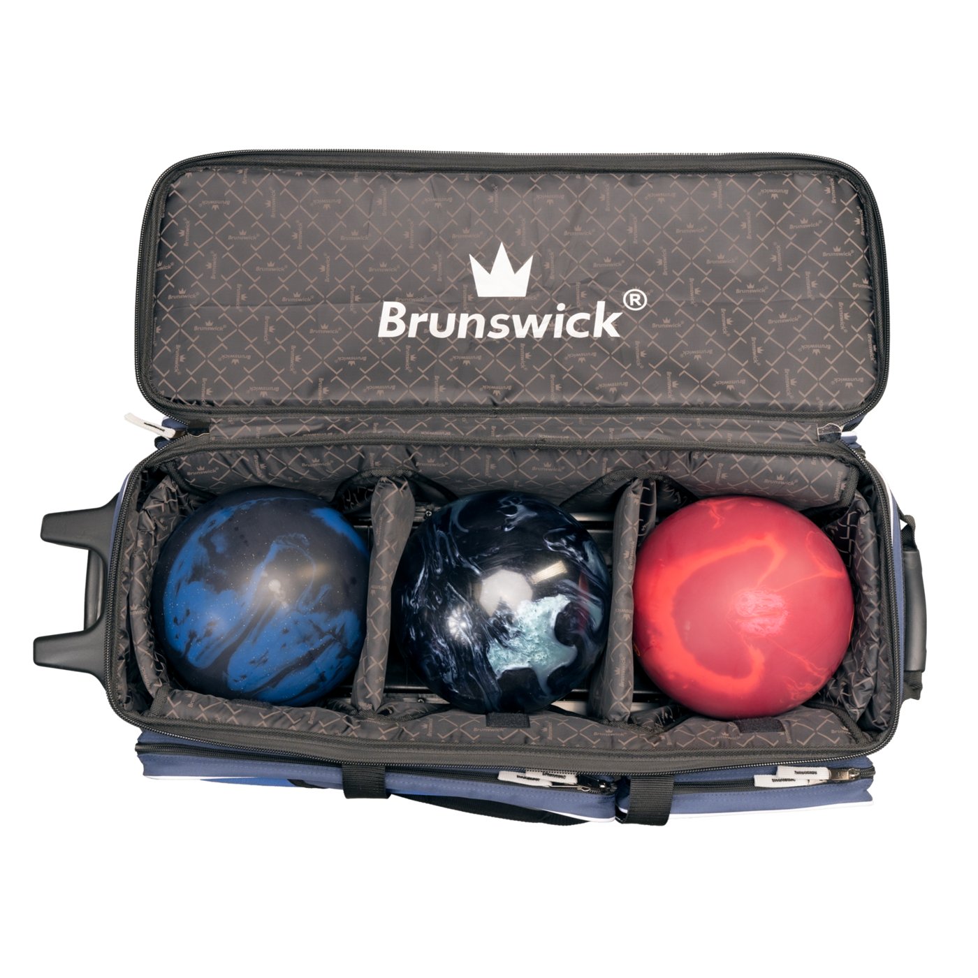 Brunswick Quest Triple Roller - Blue