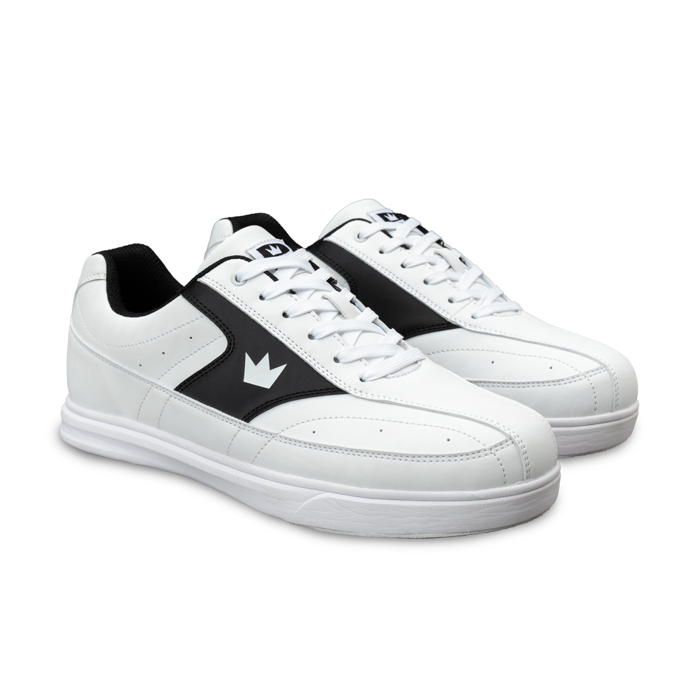 Brunswick Renegade White/Black Men's Universal Bowling Shoes