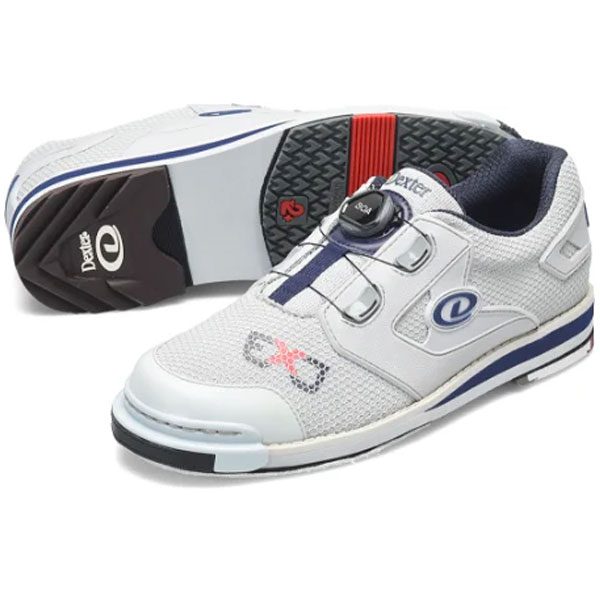 Men’s Dexter ExJ EJ Tackett Collection SST8 Power-Frame BOA Bowling Shoes – Grey – Medium Width – Right or Left Hand