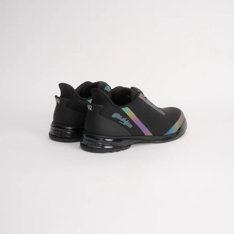KR Strikeforce Hype Black/Iridescent RH Wide Width Unisex Bowling Shoes