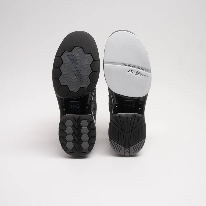 Mens KR Strikeforce Gladiator Black/Stone Right Hand Wide Width Bowling Shoes