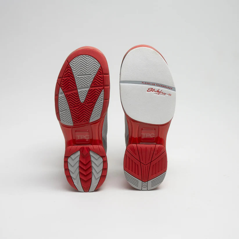 KR Strikeforce Alpha Grey/Red RH Unisex Bowling Shoes
