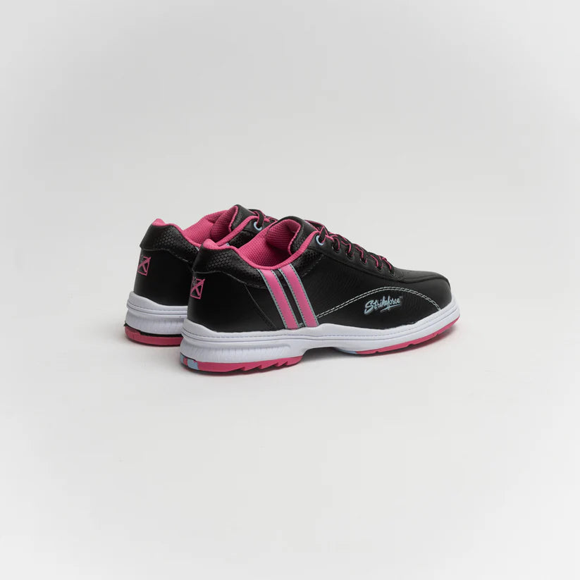 Womens KR Strikeforce Starr Black/Pink/Blue Right Hand Bowling Shoes