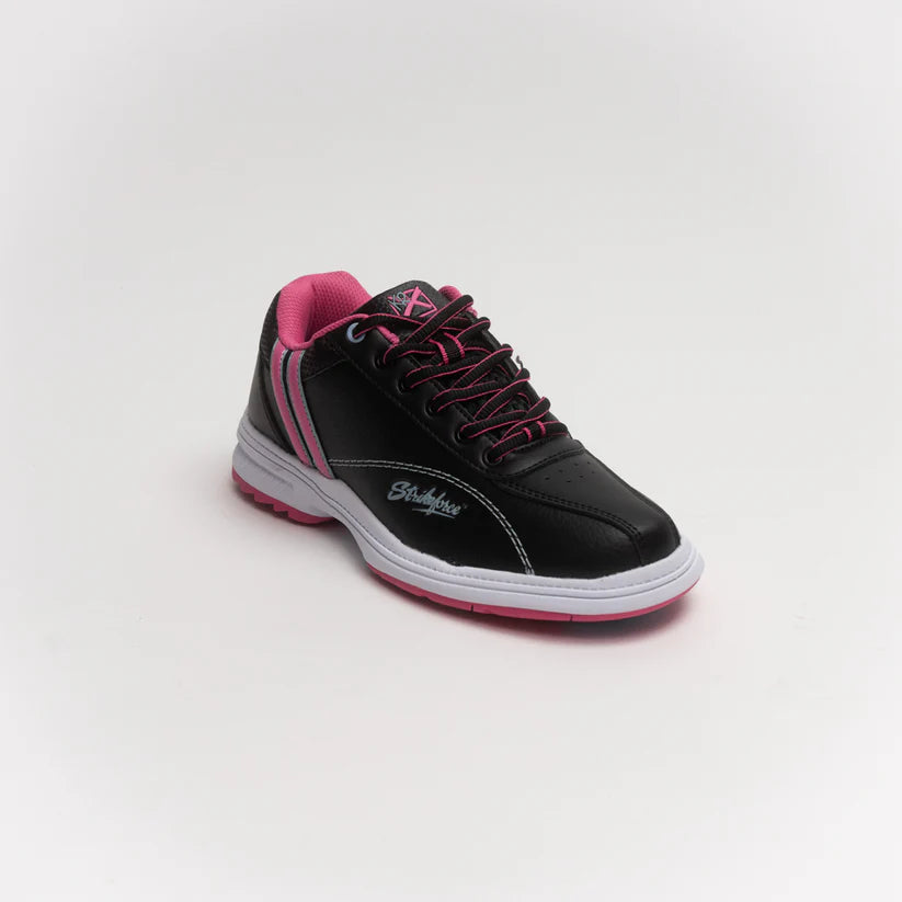 Womens KR Strikeforce Starr Black/Pink/Blue Right Hand Bowling Shoes