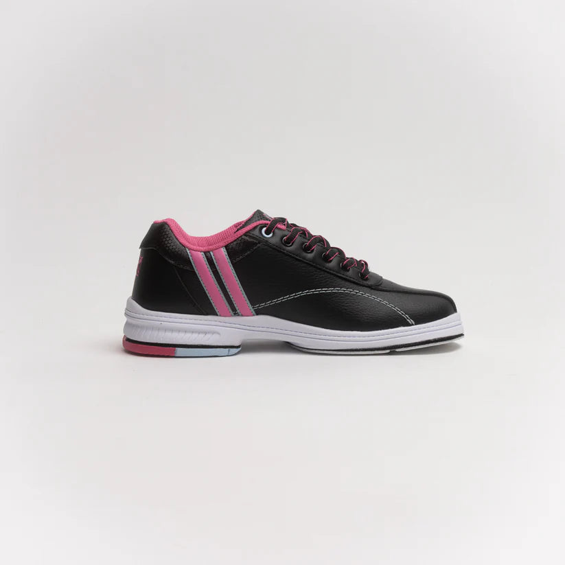 Womens KR Strikeforce Starr Black/Pink/Blue Right Hand Bowling Shoes