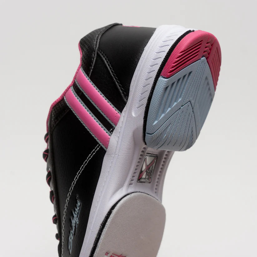 Womens KR Strikeforce Starr Black/Pink/Blue Right Hand Bowling Shoes