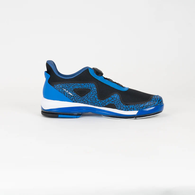 Mens KR Strikeforce Gladiator Blue/Black Right Hand Bowling Shoes