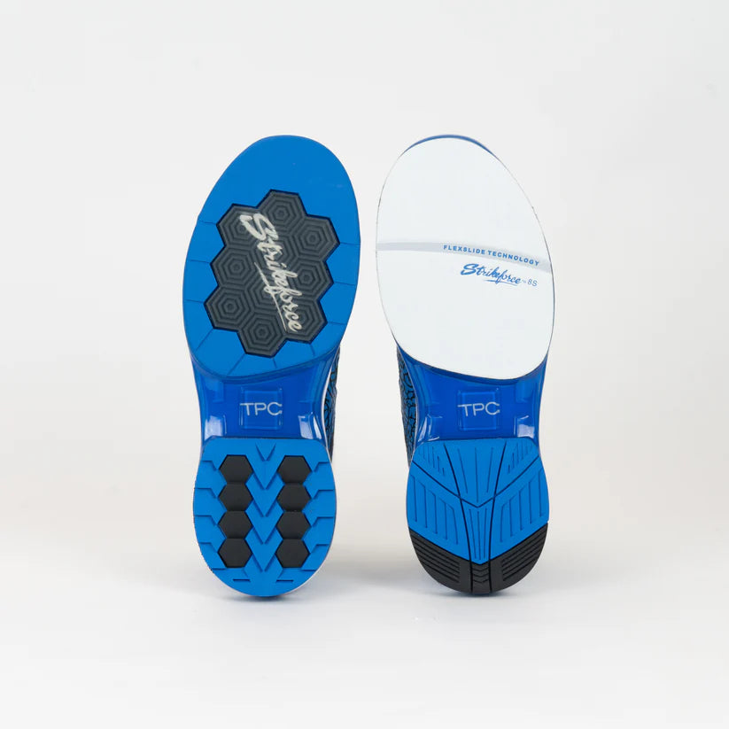 Mens KR Strikeforce Gladiator Blue/Black Right Hand Bowling Shoes
