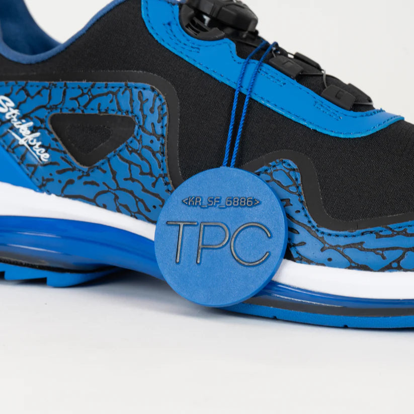 Mens KR Strikeforce Gladiator Blue/Black Right Hand Bowling Shoes