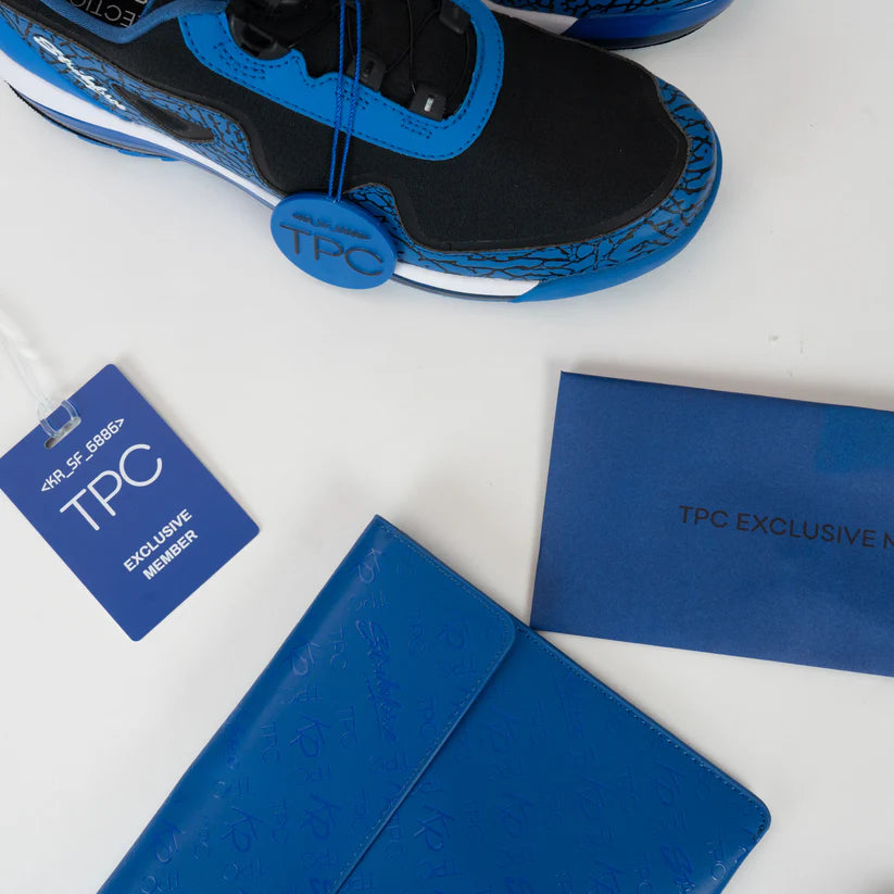 Mens KR Strikeforce Gladiator Blue/Black Right Hand Bowling Shoes