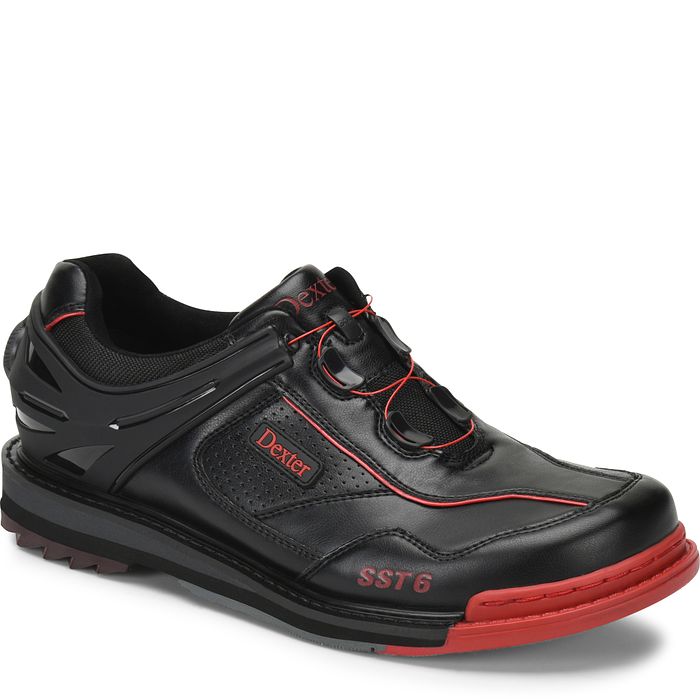 Mens Dexter SST 6 Hybrid BOA - Black/Red - Right Hand - Medium Width - ON SALE!