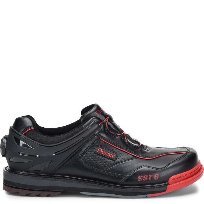 Men's Dexter SST 6 Hybrid BOA Black/Red Bowling Shoes - Right Hand