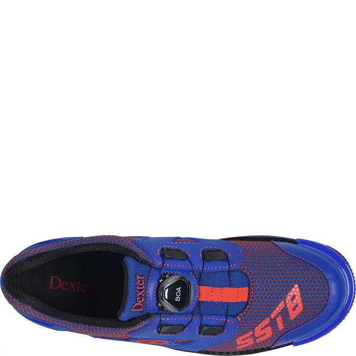 Men’s Dexter SST8 Power-Frame BOA Bowling Shoes – Blue/Red – Medium Width – Right or Left Hand
