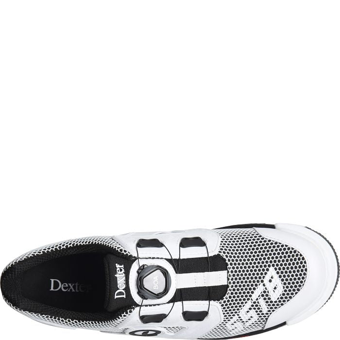 Men’s Dexter SST8 Power-Frame BOA Bowling Shoes – White – Medium Width – Right or Left Hand