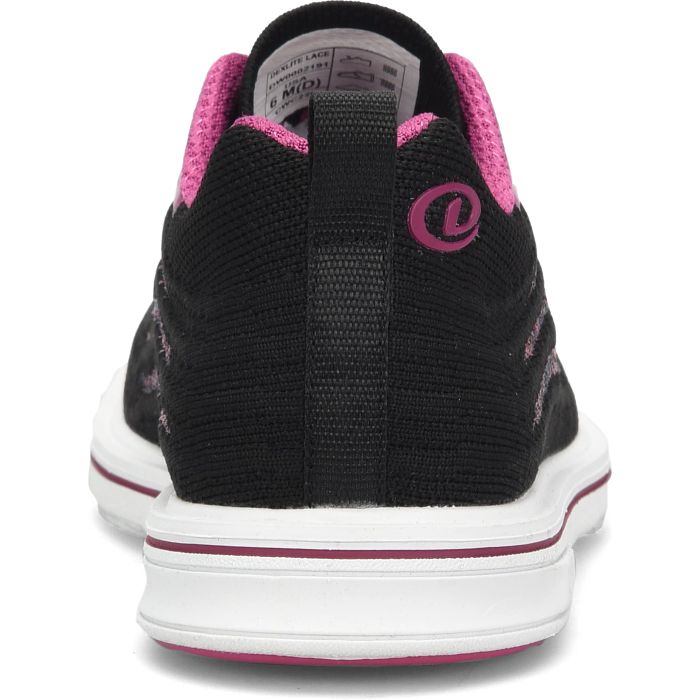 Women's Dexter DexLite Knit Black/Pink Bowling Shoes