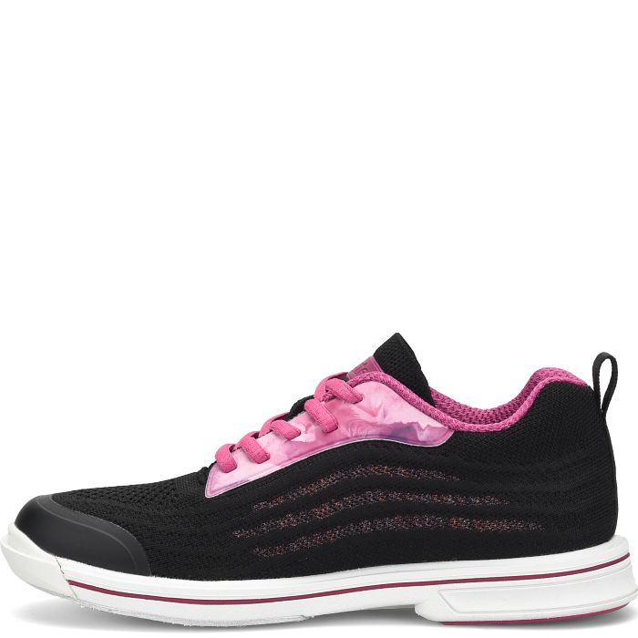 Women's Dexter DexLite Knit Black/Pink Bowling Shoes