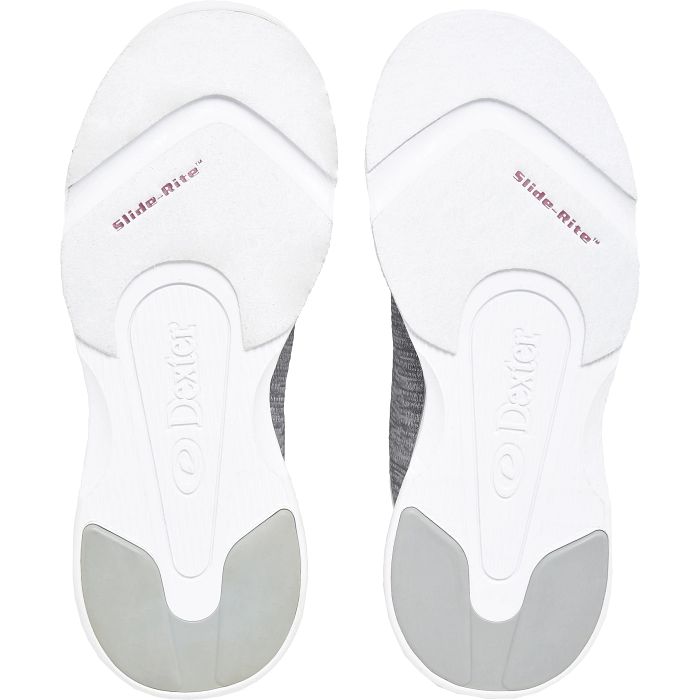 Women’s Dexter Ainslee Grey/White Bowling Shoes – Wide Width