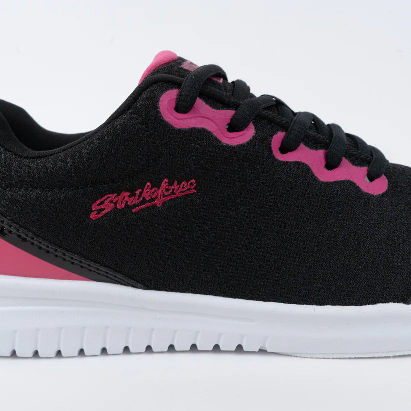 Womens KR Strikeforce Glitz Black/Magenta Universal Bowling Shoes