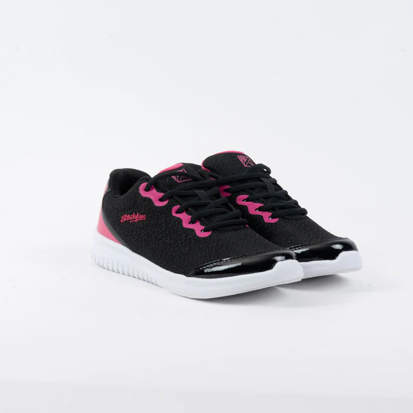 Womens KR Strikeforce Glitz Black/Magenta Universal Bowling Shoes
