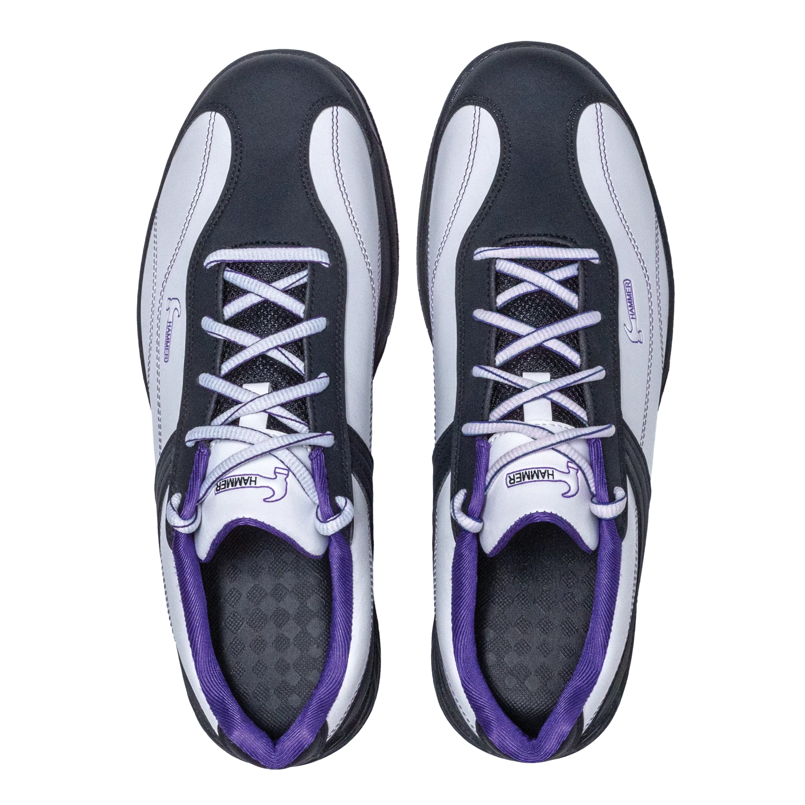 Womens Hammer Destiny White/Black/Purple Bowling Shoes RH
