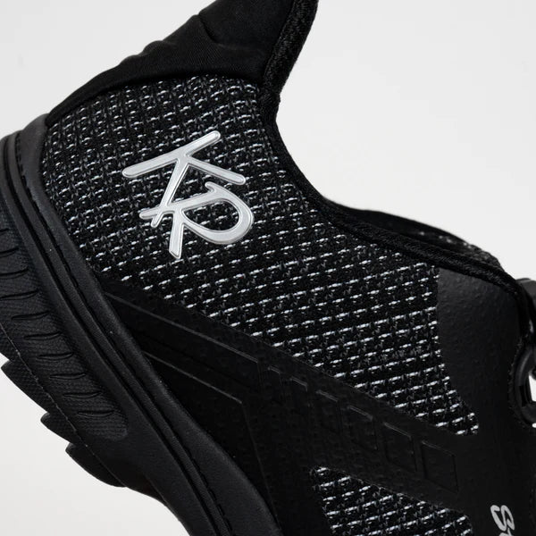 Mens KR Strikeforce Jet FT Black/Silver Right Hand Wide Width Bowling Shoes