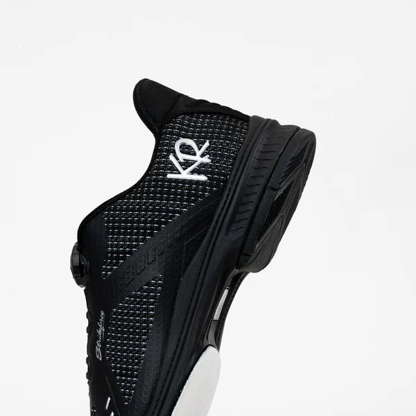 Mens KR Strikeforce Jet FT Black/Silver Right Hand Wide Width Bowling Shoes