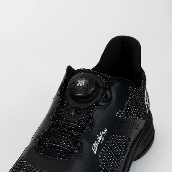 Mens KR Strikeforce Jet FT Black/Silver Right Hand Wide Width Bowling Shoes