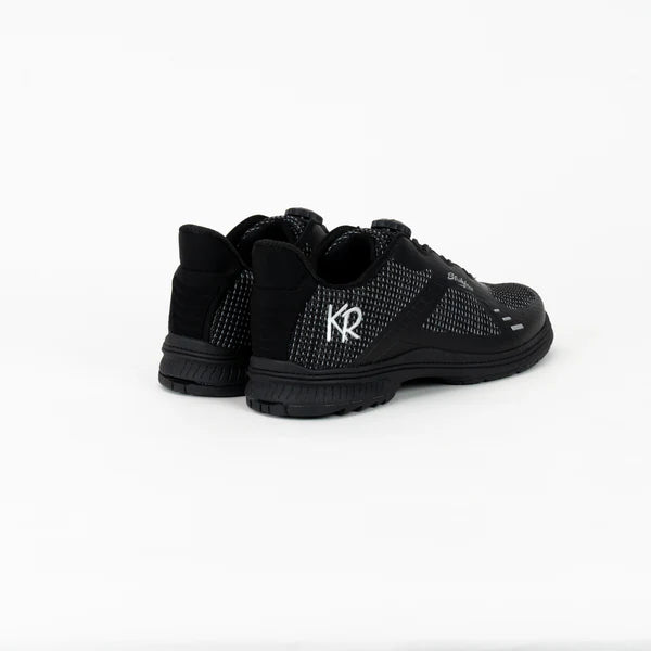 Mens KR Strikeforce Jet FT Black/Silver Right Hand Wide Width Bowling Shoes