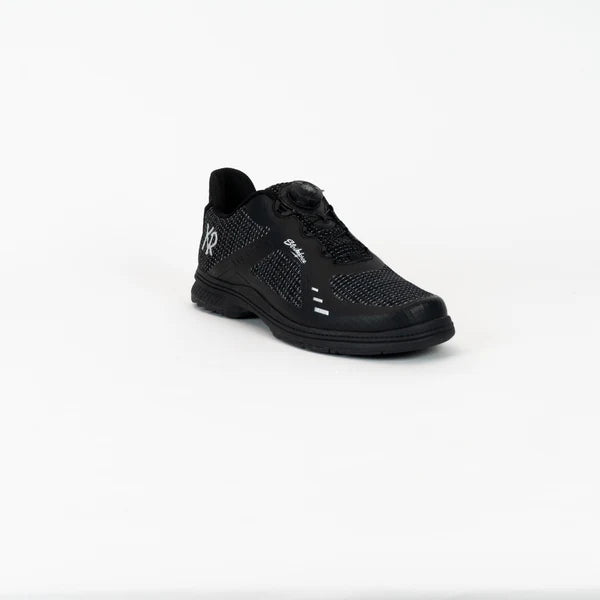 Mens KR Strikeforce Jet FT Black/Silver Right Hand Wide Width Bowling Shoes