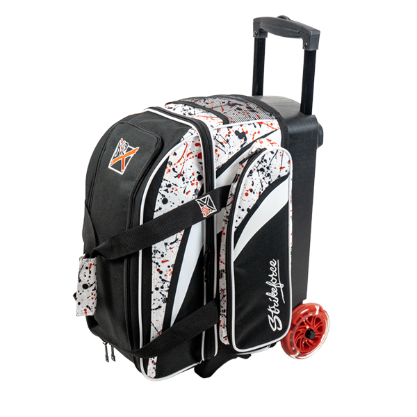 KR Strikeforce Cruiser Double Roller - White/Red/Black Splash