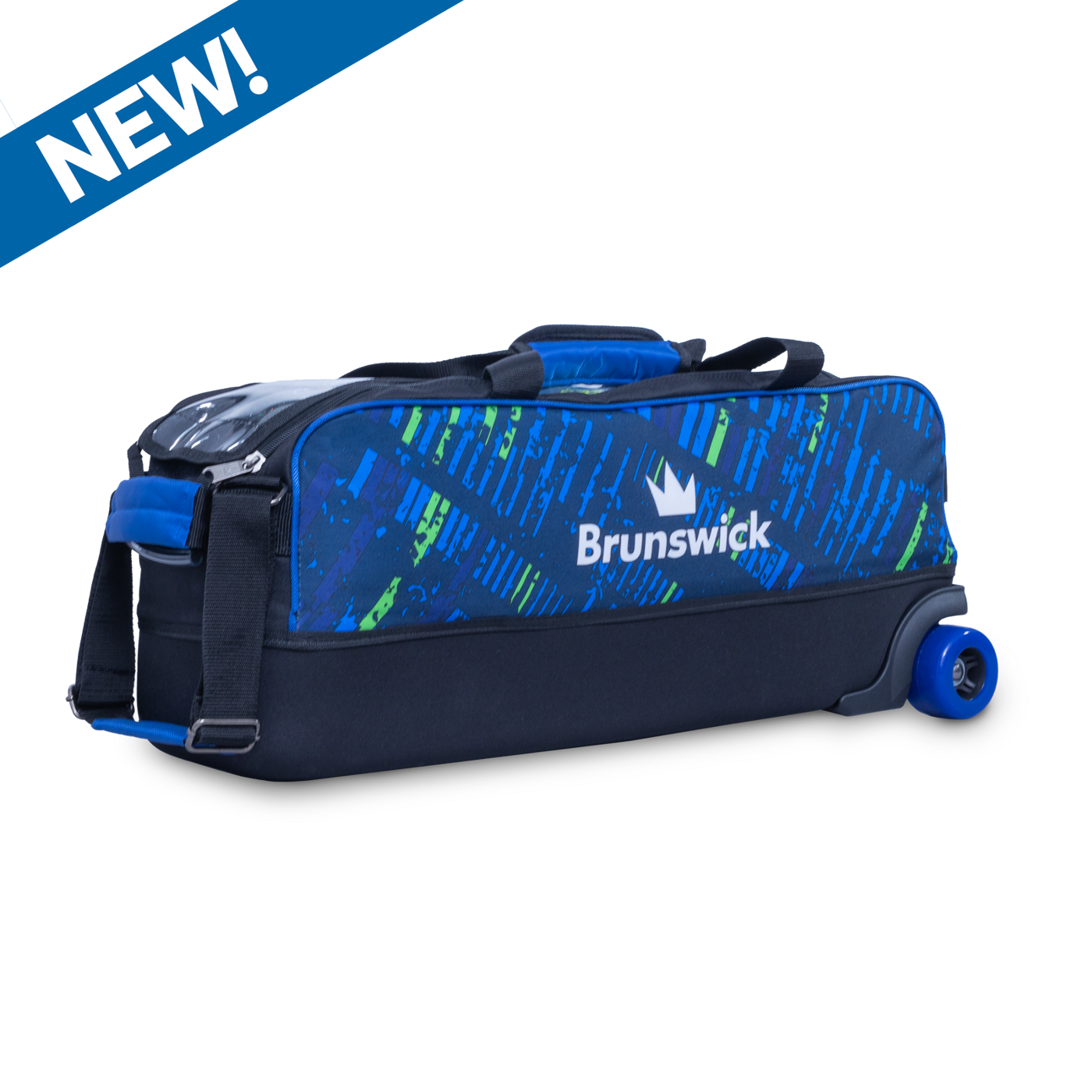 Brunswick Punisher Triple Tote - Blue / Green