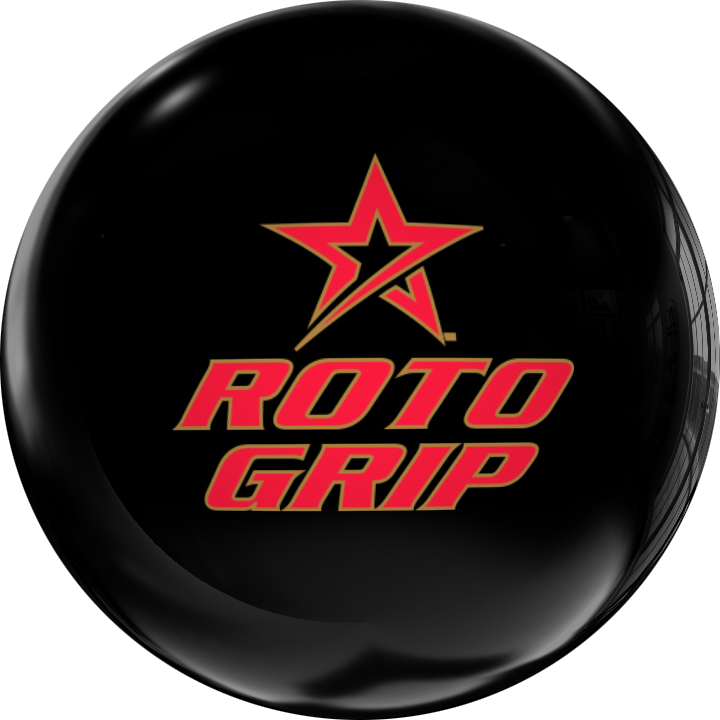 Roto Grip Jester clear polyester red and black spare bowling ball