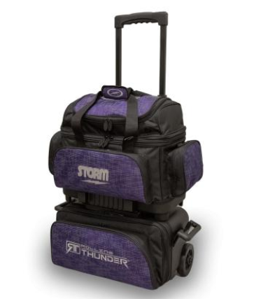 Storm 4 Ball Rolling Thunder (Purple/Black Abstract) - FREE ROSIN BAG OR SHAMMY WITH PURCHASE