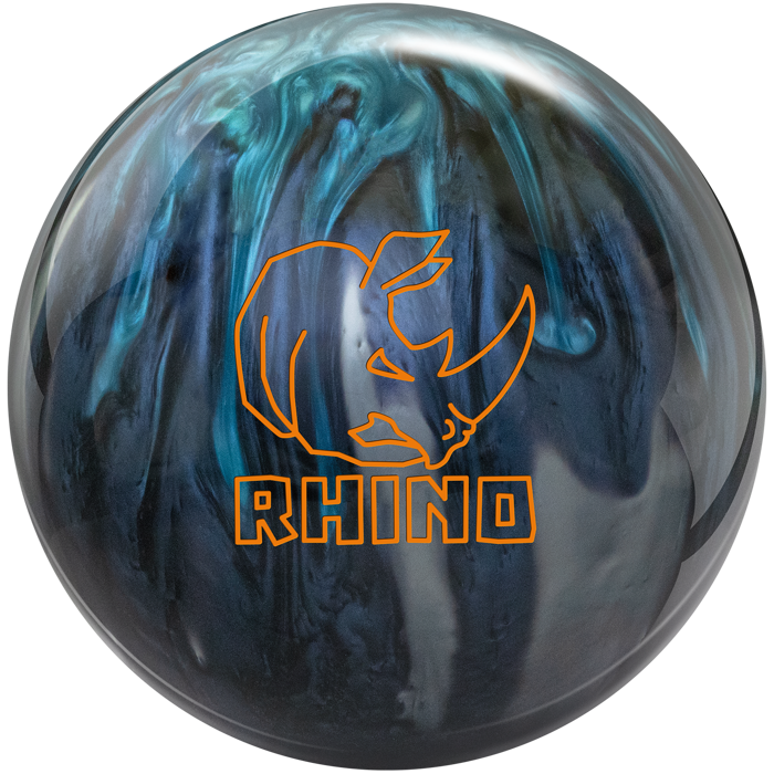 Rhino - Blue / Cadet Grey / Silver bowling ball