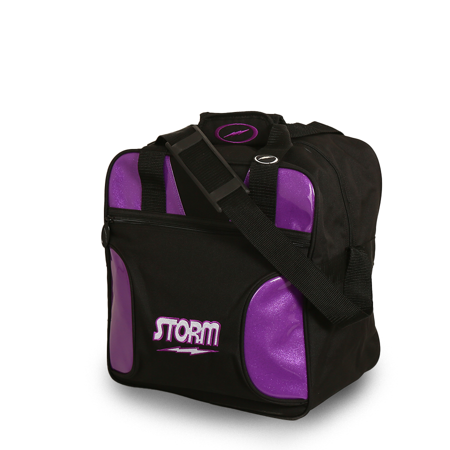 1 Ball Solo Tote (Black/Amythest)