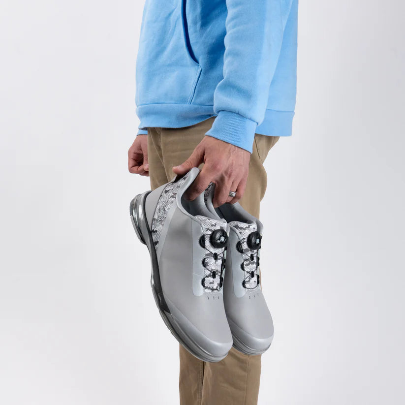 KR Strikeforce Hype Grey/Camo RH Unisex Bowling Shoes