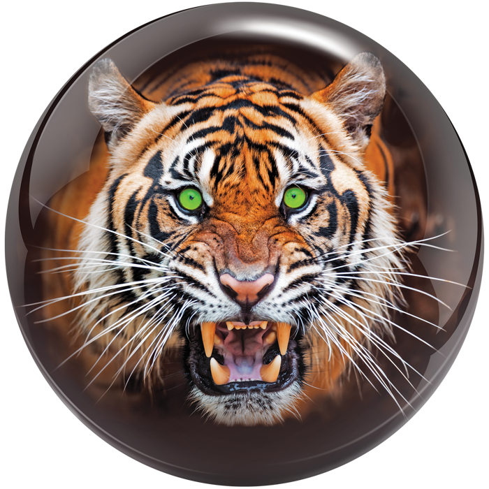 Tiger bowling ball