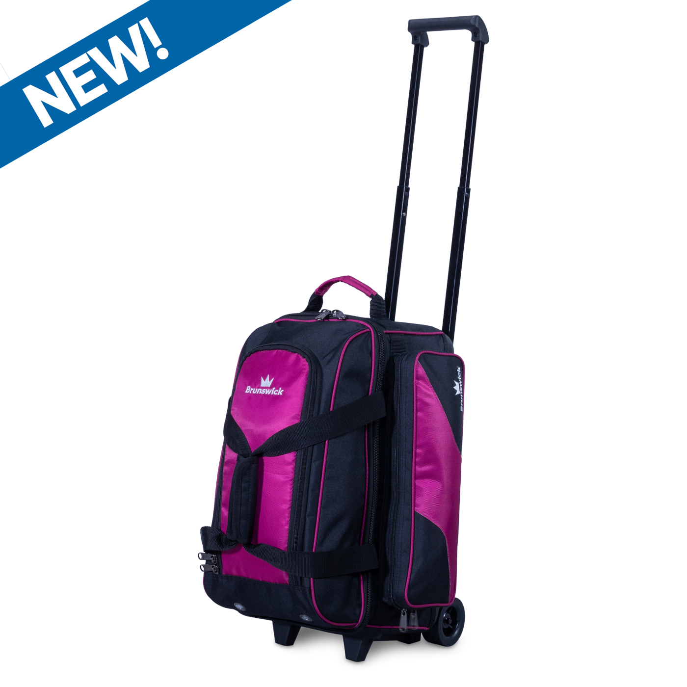 Brunswick Zone Double Roller - Raspberry