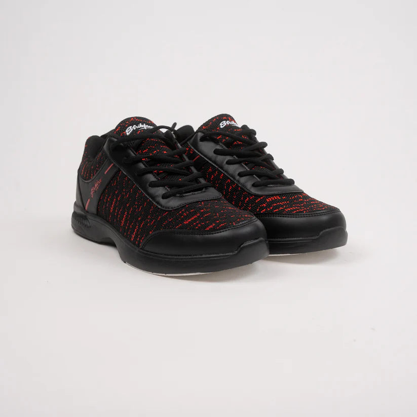 Mens KR Strikeforce Flyer Mesh Lite Black/Cardinal Universal Bowling Shoes