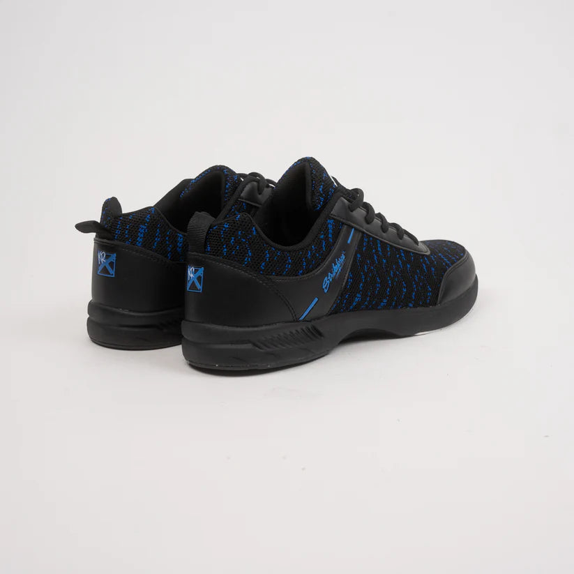 Mens KR Strikeforce Flyer Mesh Lite Black/Royal Wide Width Universal Bowling Shoes